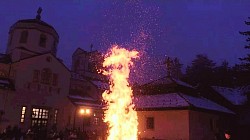 Christmas Eve at the Church of the Transfiguration of the Lord on Zlatibor