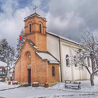 The Church of the Archangel Gabriel in Čajetina on Zlatibor
