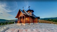 The log church in Draglica