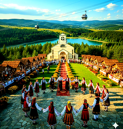East Gate of Zlatibor - The East Gate of Zlatibor is a region where the past is most clearly reflected in the present, preserving the spirit of the old Serbian village and the skills that have been passed down from generation to generation. This side of the mountain is somewhat tamer in its landscapes, but extremely rich in cultural heritage, healing waters and natural phenomena that attract researchers from all over the world. Passing through the East Gate is a journey through a living museum of Zlatibor identity, where every stone and every wooden log cabin has its own story. Sirogojno is the brightest spot of this gate and a world-famous name thanks to the Open-Air Museum 