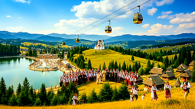 East gate of Zlatibor